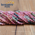 New Arrival Natural Gemstone Loose Strand 3.5mm Natural Red Tourmaline
